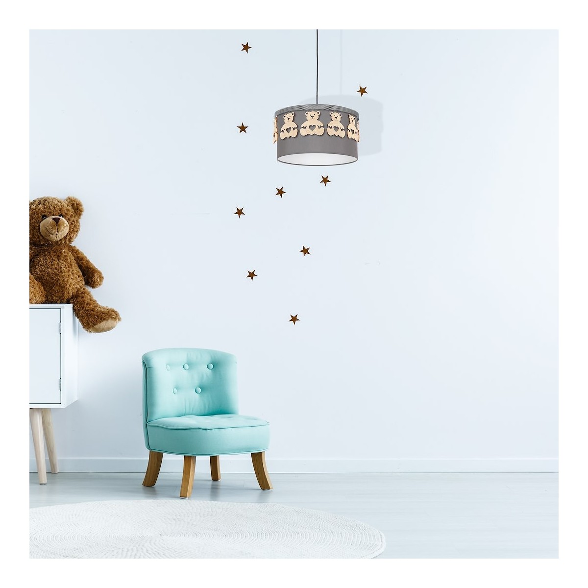 Lampa wisząca MIŚ 1xE27