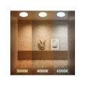 Plafon Hugo 16-24-32W 3CCT IP54 Biały
