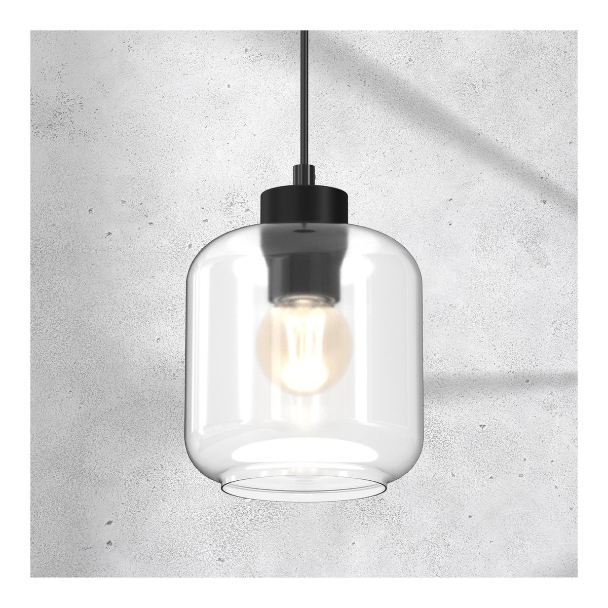 Lampa wisząca SOMBRA CLEAR 1xE27
