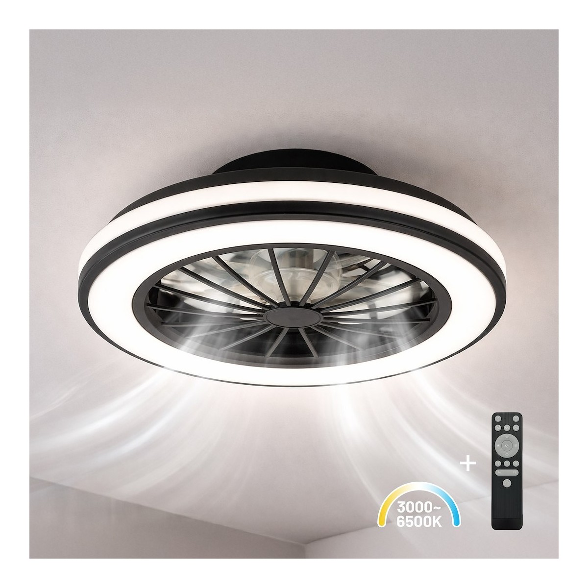 Lampowentylator Blast 24W LED + 15W