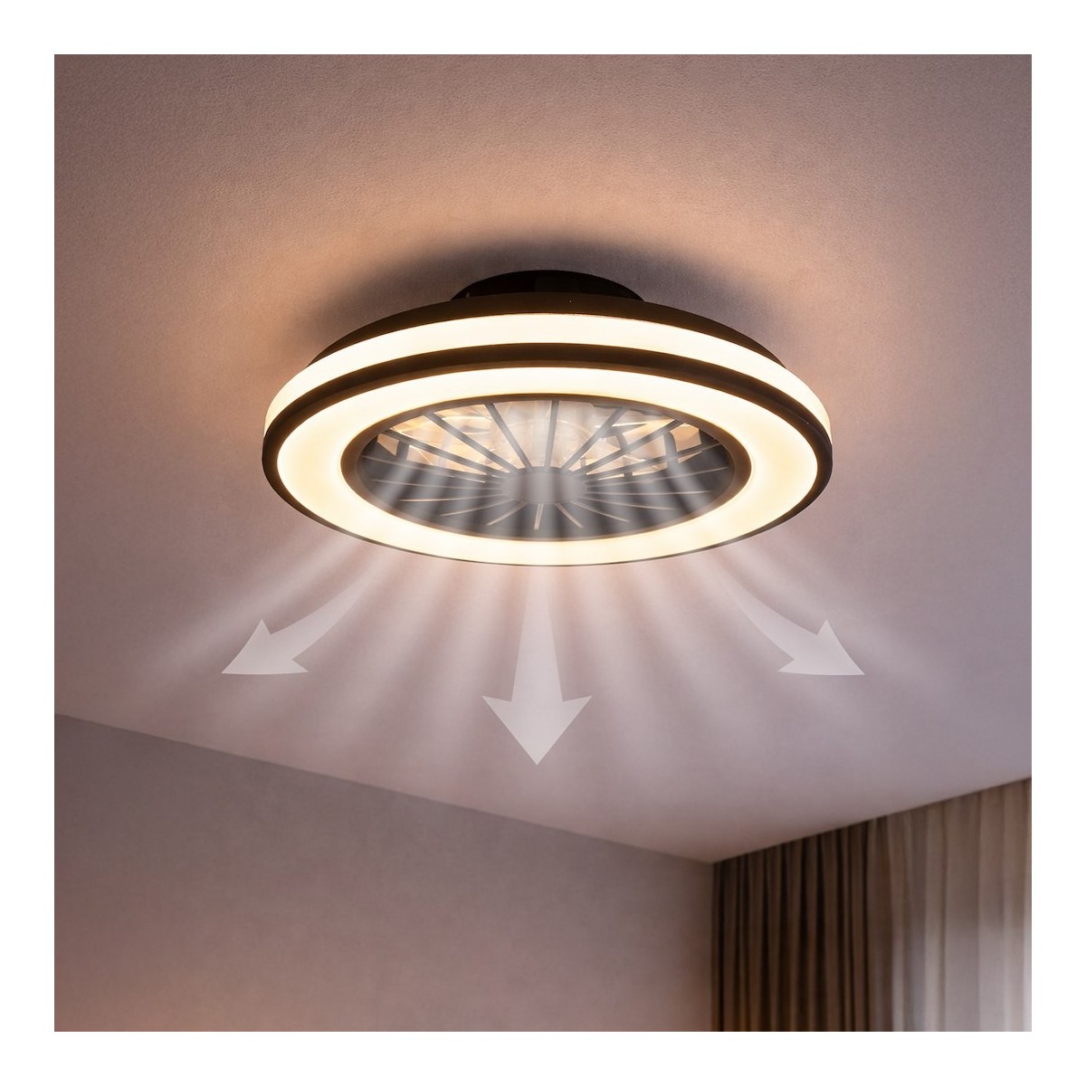 Lampowentylator Blast 24W LED + 15W