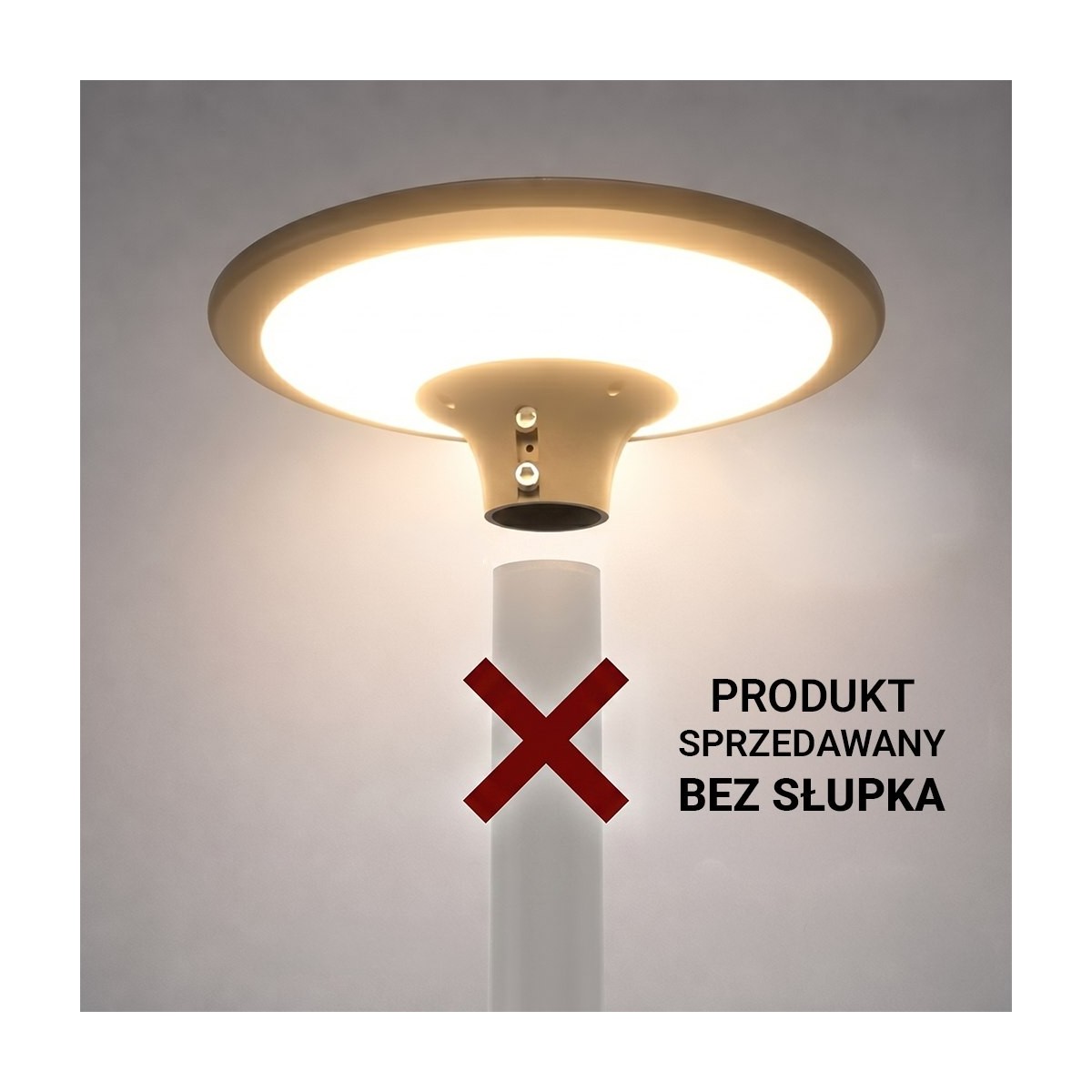 Lampa Solarna Patio 20W 2100lm 3000-4000K 40cm
