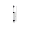 Lampa wisząca Marble Biały - Czarny 1xGU10